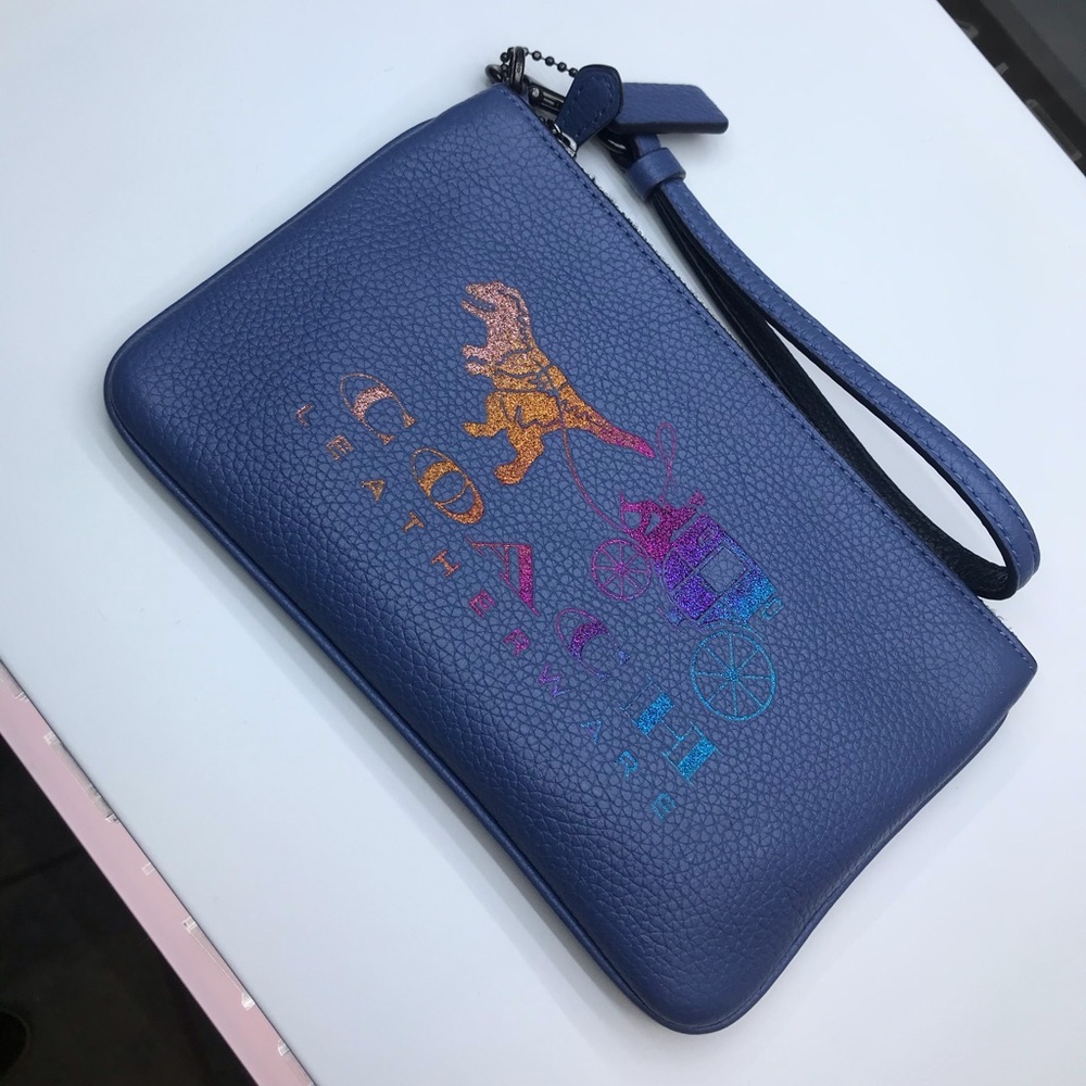 Coach Rexy and Carriage wristlet